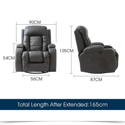 Levede Electric Massage Chair Zero Gravity Chairs Recliner Full Body